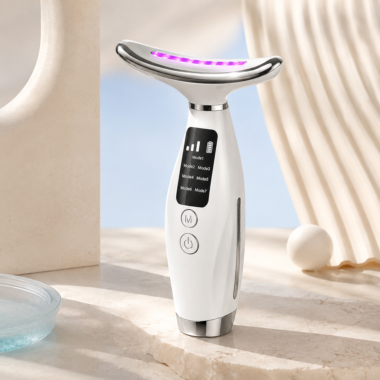 7-Color LED Therapy Massager