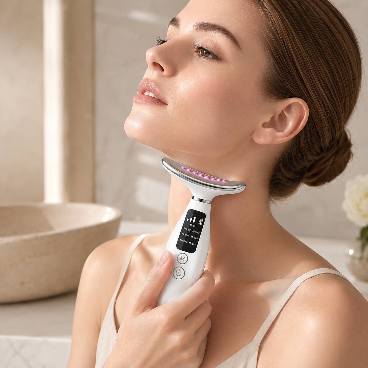 7-Color LED Therapy Massager