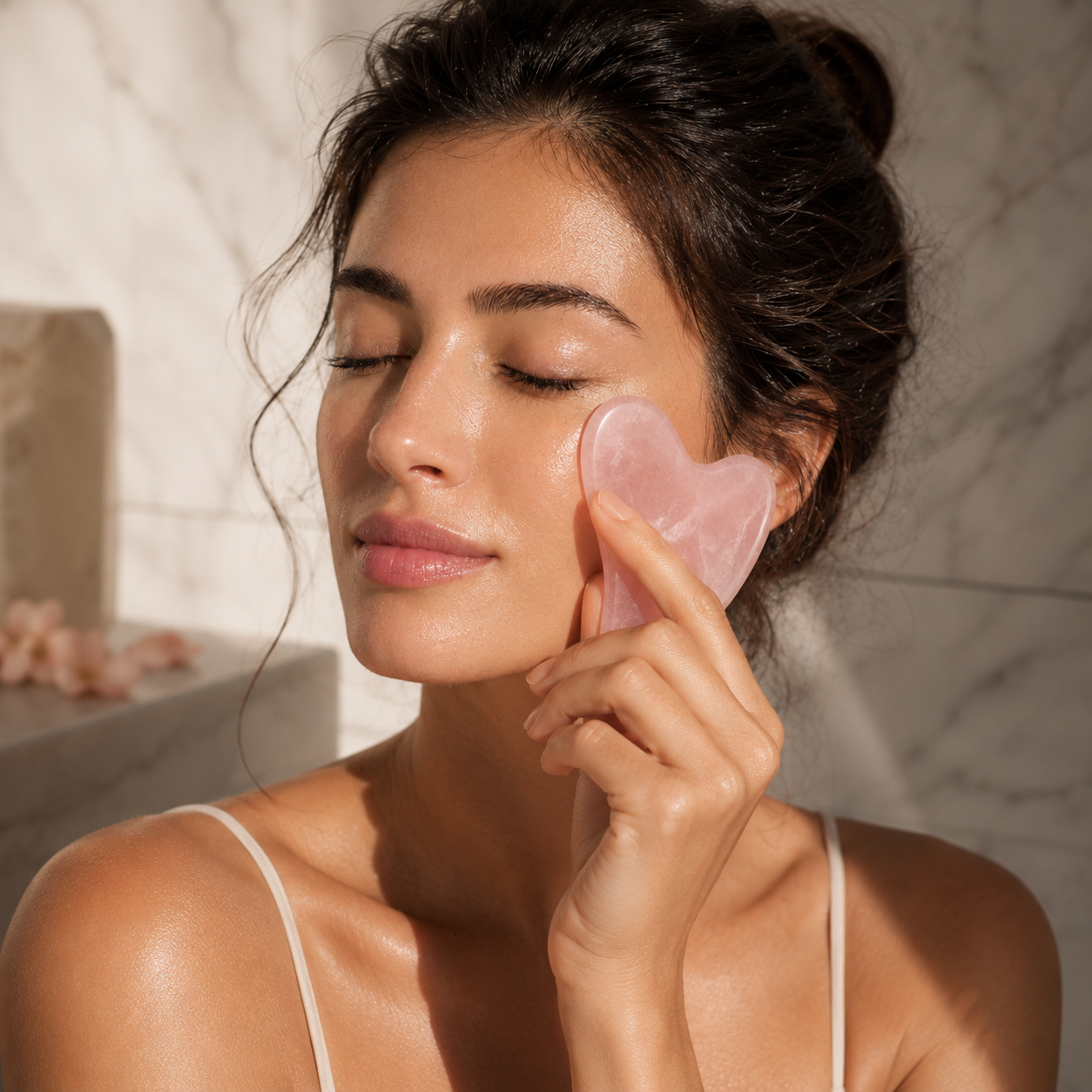 Jade Gua Sha Stone Set